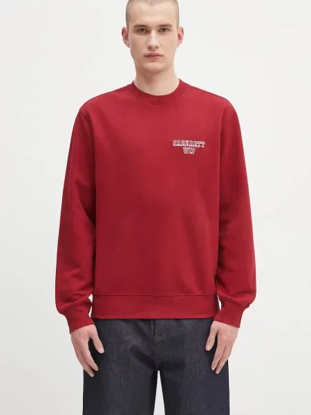 Carhartt WIP hanorac de Alumni uni roșu