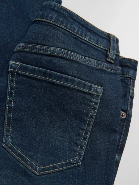 Reserved Джинси slim fit із подовженими штанинами темно-синій сині