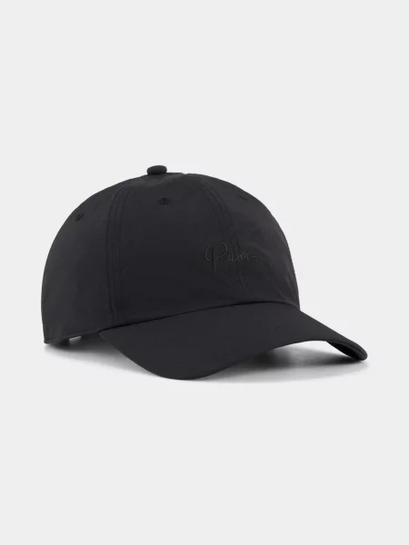 PUMA Premium Ess Script Dad Cap Кепка Унісекс Комбінований верх чорний