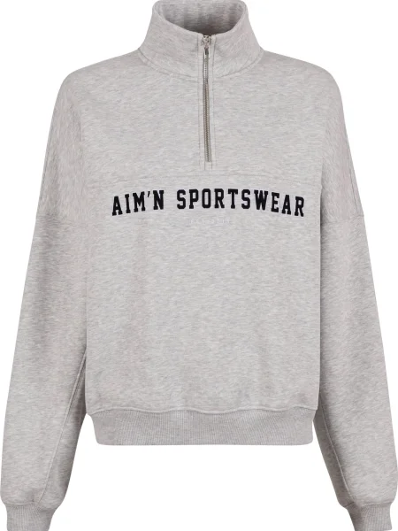 Aim'n Hanorac sport gri deschis / gri amestecat negru