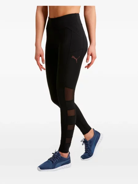 Leggings Puma plasă negru