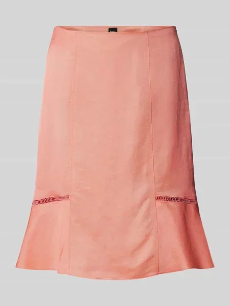 Spódnica o długości do kolan w jednolitym kolorze model ‘Vileina’ Boss