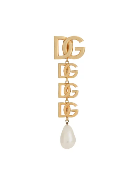 Kolczyki Dolce And Gabbana z perełkami żółte