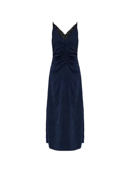 Rochie maxi Baum Und Pferdgarten din dantelă albastru