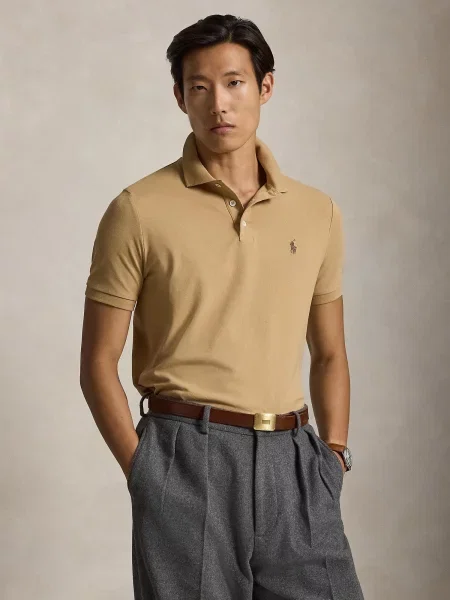 Polo Ralph Lauren Tričko svetlohnedá