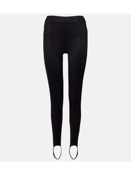 Leggings The Frankie Shop cu talie înaltă negru