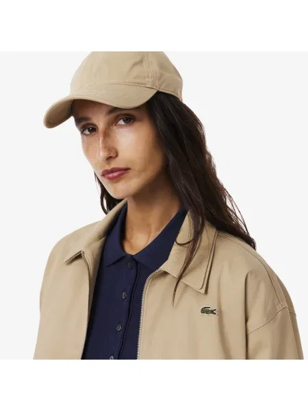 Lacoste Kurtka Relaxed Fit beżowa