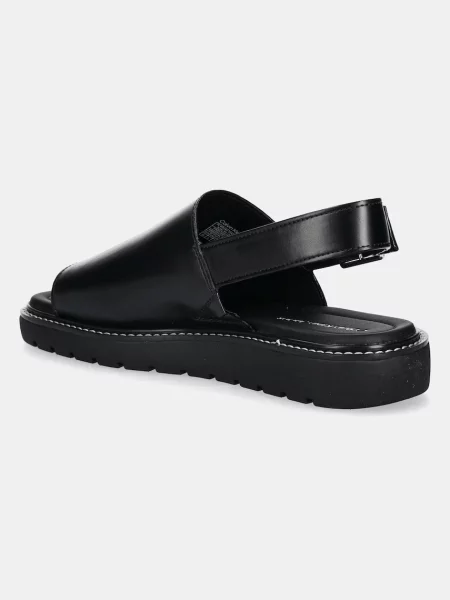 Sandály Calvin Klein Jeans SQ MOLDED SANDAL SLING MG LTH černá