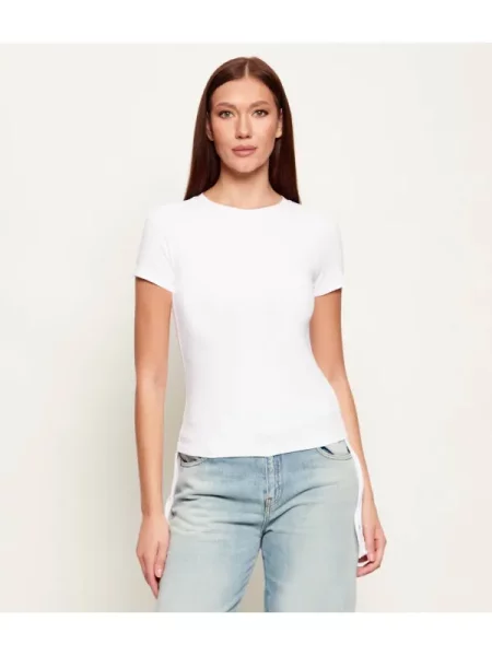 Patrizia Pepe Póló Reglan Fit fehér