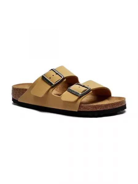 Birkenstock Șlapi Arizona BFBC cu adaos de piele maro