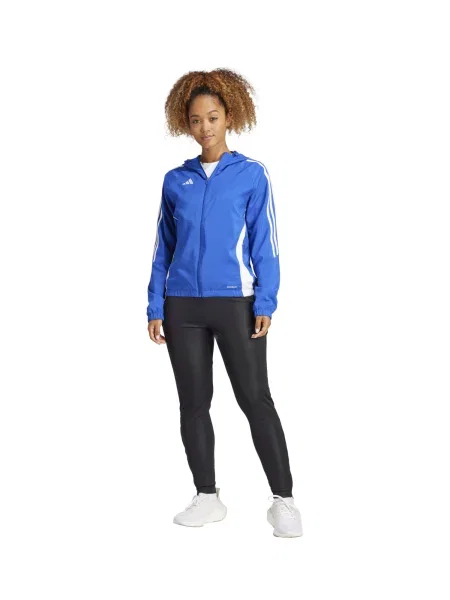 ADIDAS PERFORMANCE Jachetă de trening azuriu alb