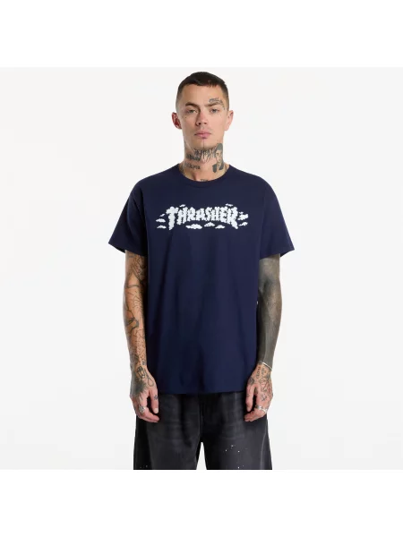 Tricou Thrasher Clouds by Spanky T-Shirt Navy S marină
