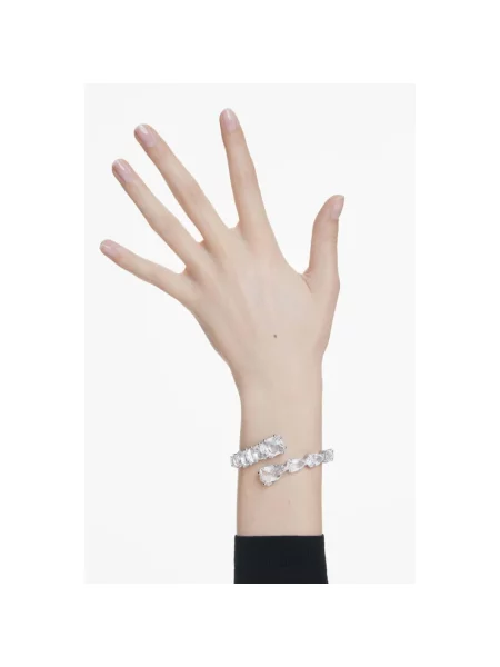 Bransoletka Swarovski szara