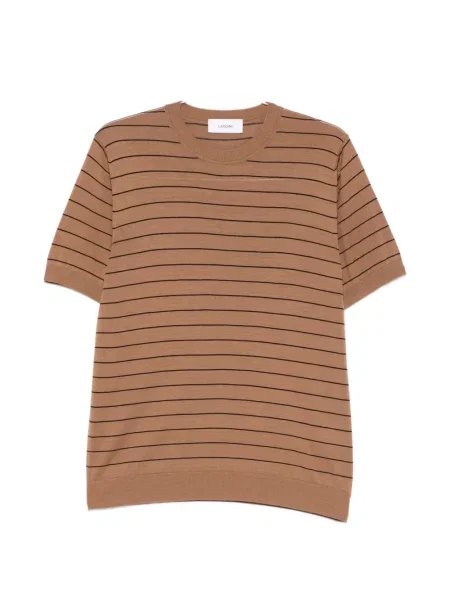 Tricou Lardini tricotate maro
