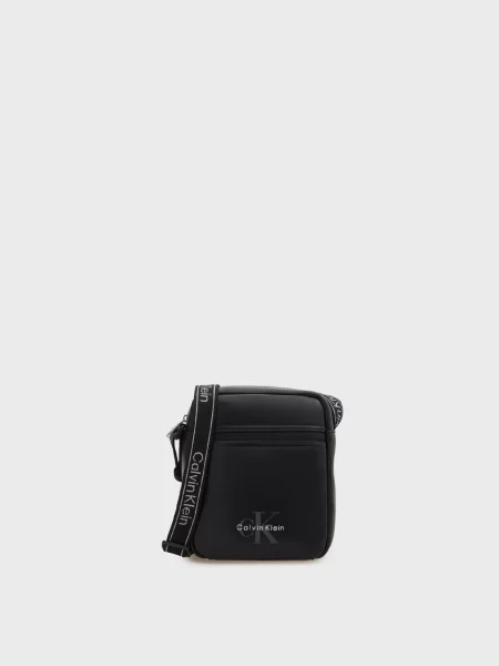 Сумка Calvin Klein с лого черная