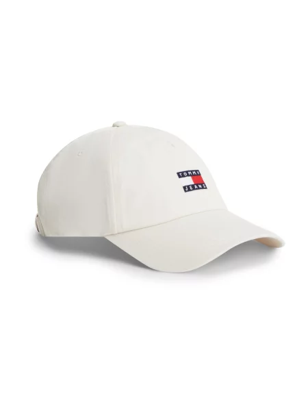 Tommy Jeans Șapcă baseball Heritage alb