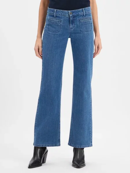 Marie Lund Damsie dżinsy typu bootcut Kobiety 34 niebieski