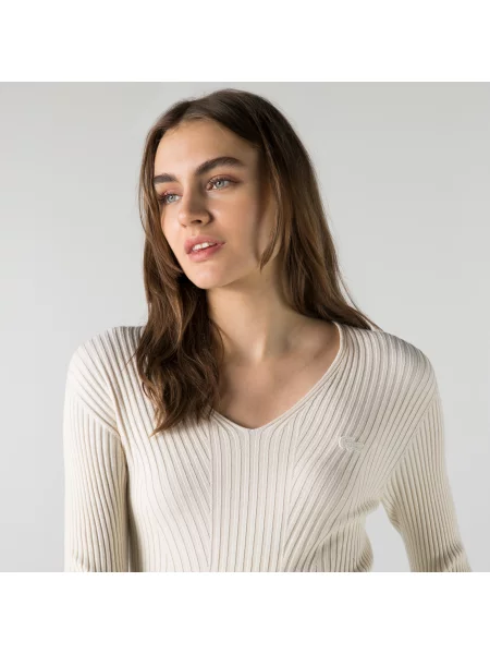 Свитер Lacoste белый