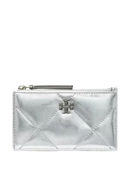 Portofel Tory Burch argintiu