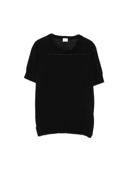 Sweter C.t.plage z krótkim rękawem czarny