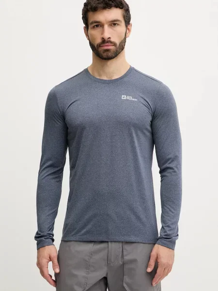 Športna majica z dolgimi rokavi Jack Wolfskin Sky Thermal modra