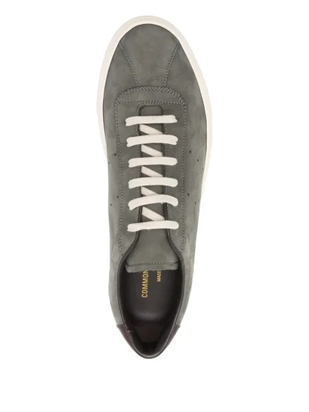 Sneakerși Common Projects din piele de căprioară gri
