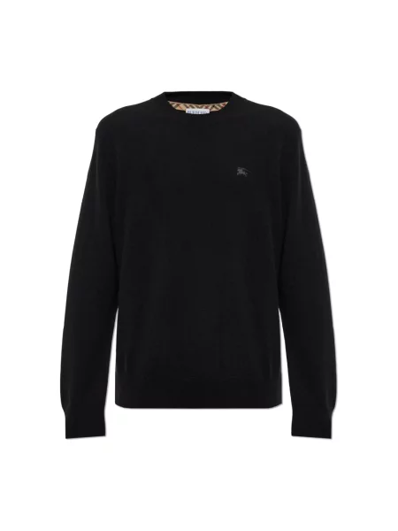 Sweter Burberry czarny