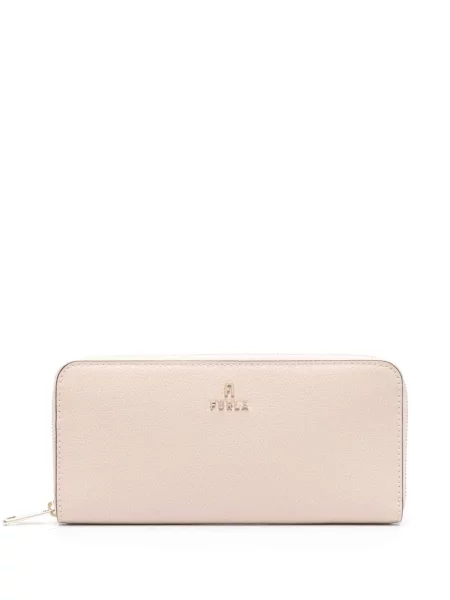 Portofel Furla din piele roz
