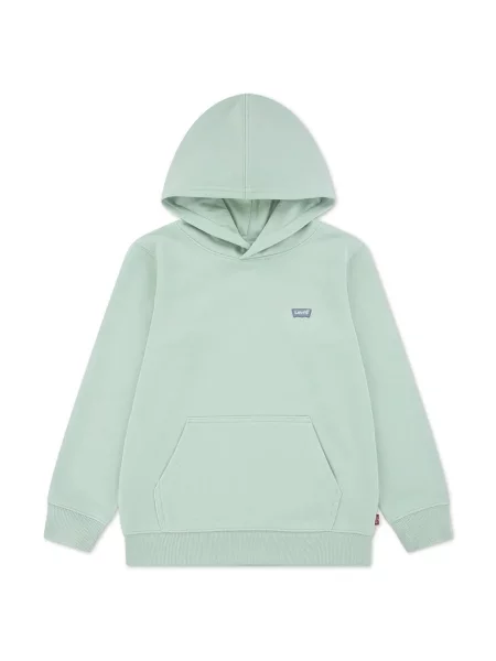 Levi's Dětská mikina MINI BATWING PULL OVER HOO zelená
