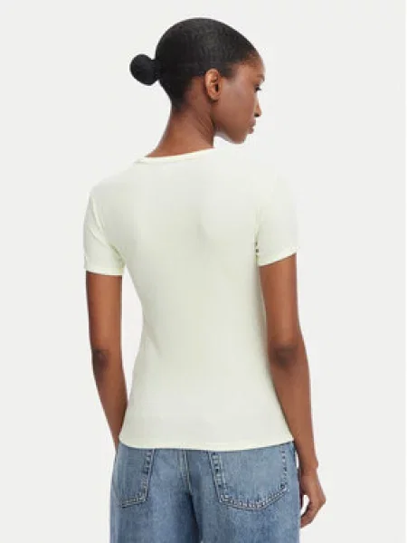 Calvin Klein Jeans Marškinėliai Kreminė