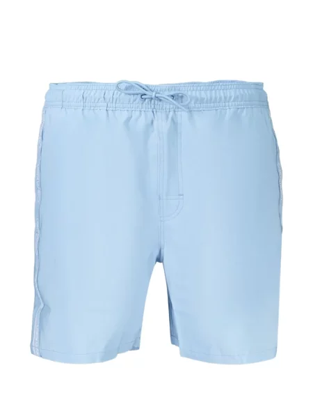 Slip de baie Calvin Klein cu autograf cu cordon albastru