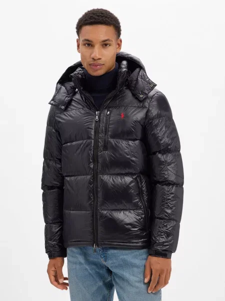 Polo Ralph Lauren kurtka czarny zimowa niebieska