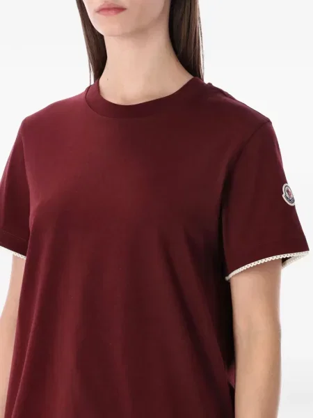 Džersis marškinėliai Moncler kaušelis raudona