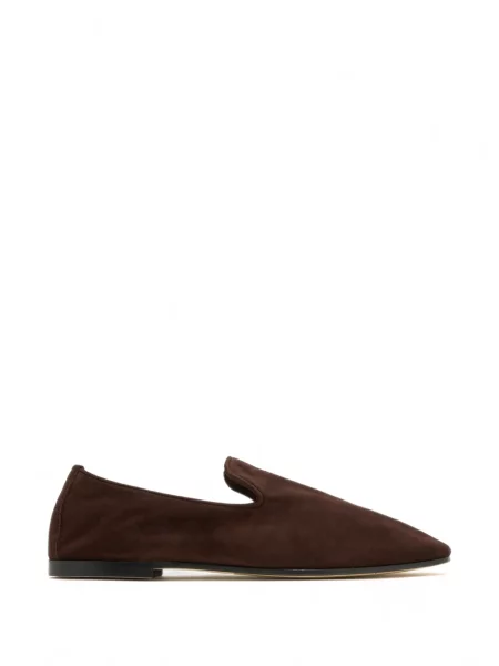 Pantofi loafer Sophique din piele de căprioară maro
