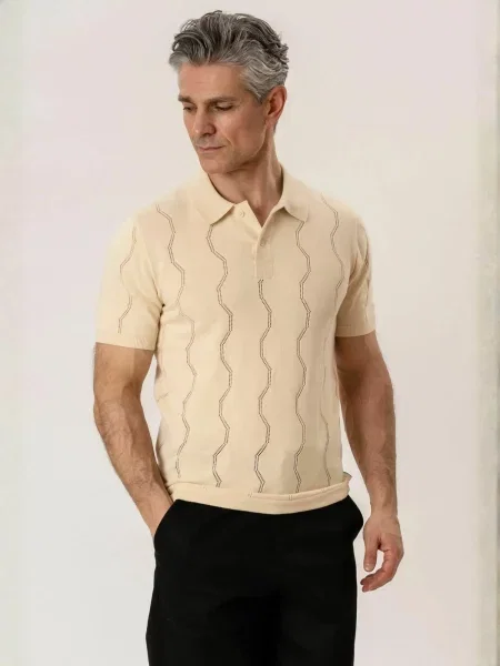TEESHOPPEN Cămașă Polo bej