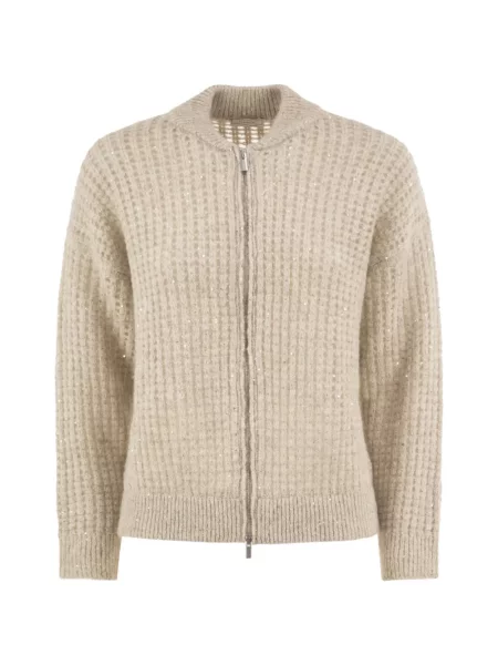 Cardigan Peserico cu paiete tricotate