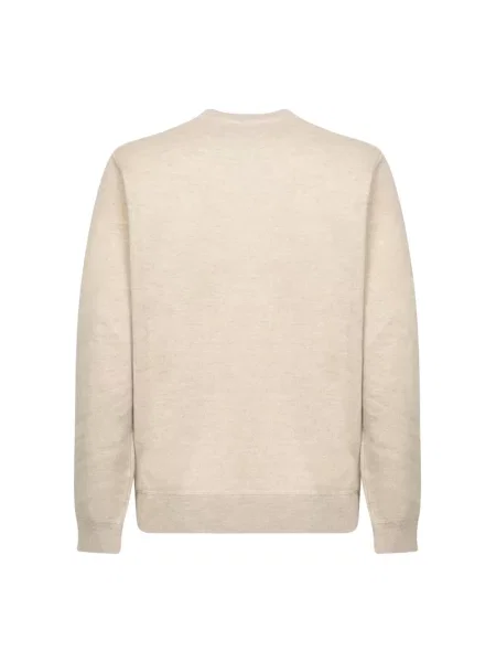 Sweter Dell'oglio z kaszmiru beżowy