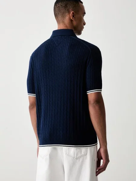 Tommy Hilfiger polo swetrowe granatowa