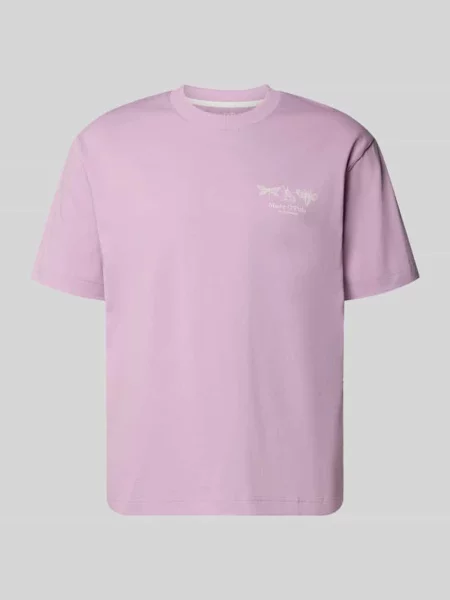 T-shirt o kroju relaxed fit z czystej bawełny Marc O'polo