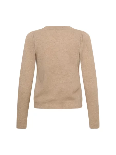 Sweter Part Two wełniany beżowy