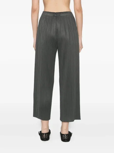 Плисирани панталон Pleats Please Issey Miyake зелено