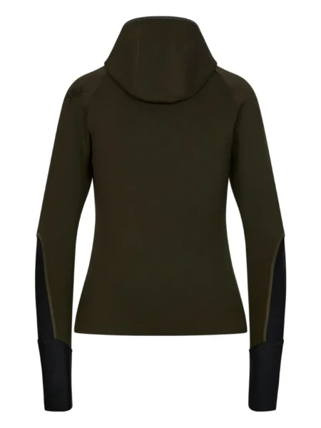 Hanorac cu glugă Aztech Mountain din fleece verde