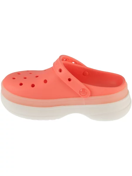 Crocs papuci Classic Frosted Stacked Clog roz