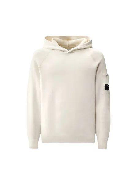 Bluza z kapturem C.p. Company biała