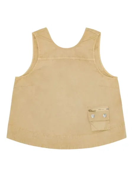 Top Ganni bez rękawów
