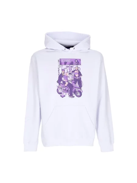 Bluza z kapturem Octopus z kapturem biała