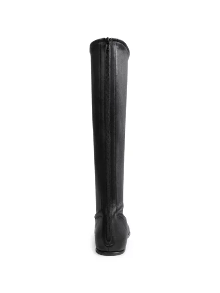 Botine Dear Frances din piele negru
