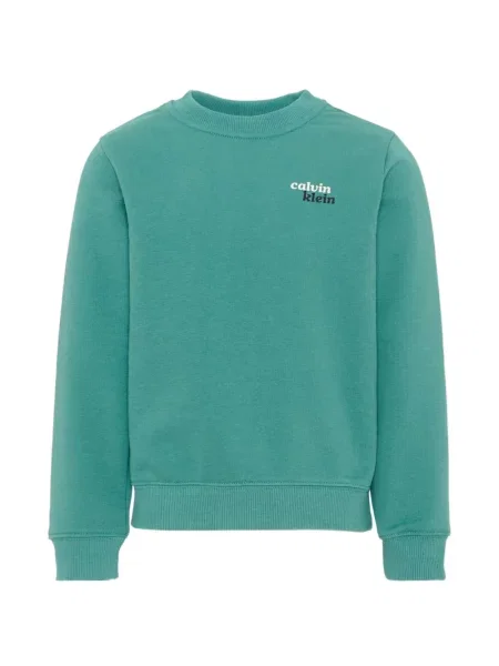 Bluza dziecięca Calvin Klein zielona