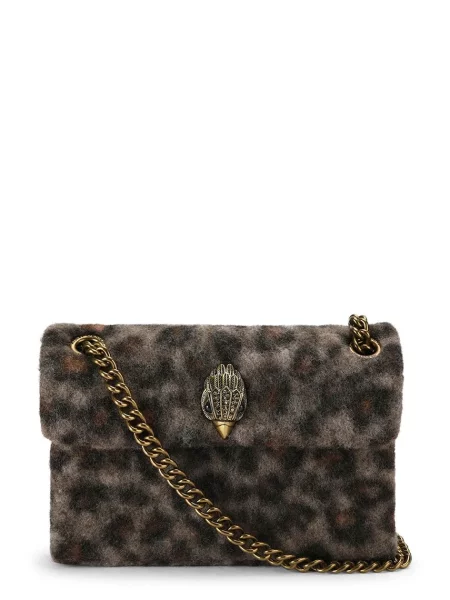Kurt Geiger London crossbody kabelka KENSINGTON hnědá