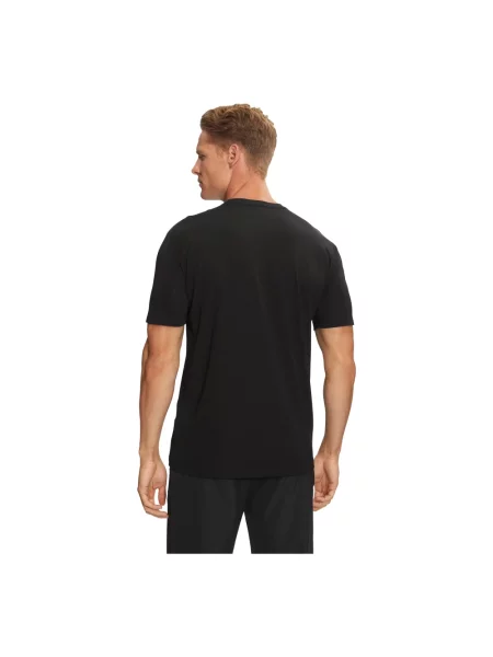 Emporio Armani Koszulki Mężczyzna T-shirt z nadrukiem logo czarny